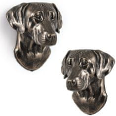 Artdog Rodezijski grebenar, afriški lev - kipec psa, viseči doprsni kip, edinstvena dekoracija za ljubitelje psov znamke Art-Dog
