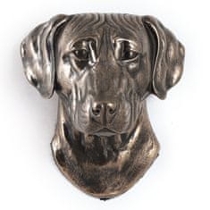 Artdog Rodezijski grebenar, afriški lev - kipec psa, viseči doprsni kip, edinstvena dekoracija za ljubitelje psov znamke Art-Dog