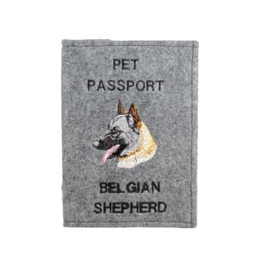 Artdog Belgijski ovčar, belgijski gorski pes - etui za pasji potni list, ovitek za dokumente, darilo za popotnike znamke Art-Dog