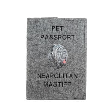 Artdog Neapeljski mastif, Mastino napoletano - etui za pasji potni list, ovitek za dokumente, darilo za popotnike znamke Art-Dog