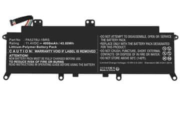 CoreParts Baterija CoreParts 45,60 Wh Li-ion 11,4 V 4000 mAh črne barve za prenosnike Toshiba, Portege X30, Tecra X40, mbxto-BA0067