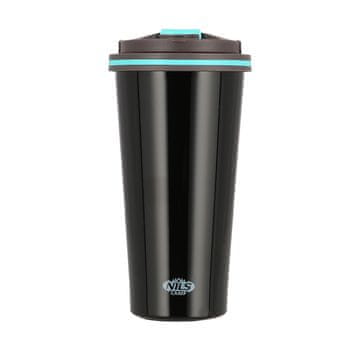 Northix Črna termo skodelica, 18 oz, izolirano nerjaveče jeklo