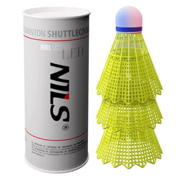 Northix LED najlonske žogice, večbarvne, paket 3