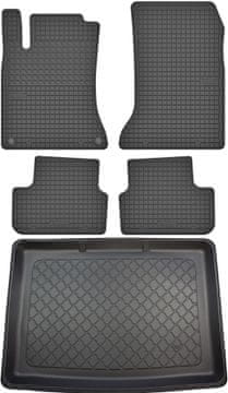 shumee Mercedes B-razred W246 enoprostorec od 10/2011-12/2018 komplet - gumijaste avtotesnine + zaščitna preproga za prtljažnik