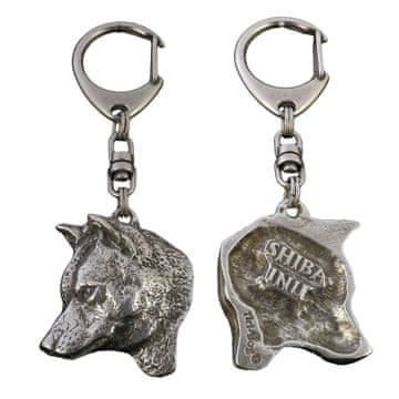 Artdog Shiba Inu - posrebren obesek za ključe v obliki psa v darilni škatli, okras za torbo, obesek za nahrbtnik znamke Art-Dog