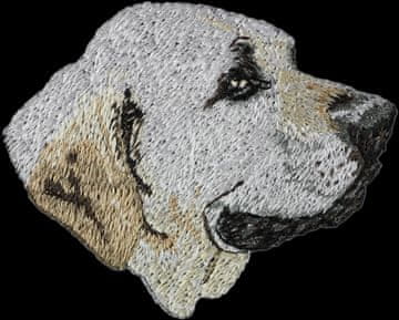 Artdog Fila Brasileiro, brazilski mastif - našitek v obliki psa, vezen našitek, edinstvena dekoracija nahrbtnika znamke Art-Dog