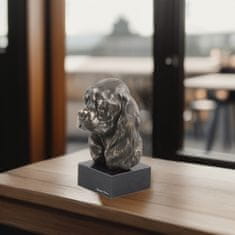 Artdog Ameriški koker španjel - pasja figurica, doprsni kip na kamnitem podstavku, skulptura, trofeja za razstavo psov, Art-Dog