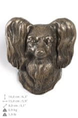 Artdog Papillon, kontinentalni španjel - kipec psa, viseči doprsni kip, edinstvena dekoracija za ljubitelje psov znamke Art-Dog