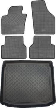 shumee Volkswagen Tiguan I SUV (5-vratni) od 07.2007-04.2016 komplet - gumijaste avtotesnine + zaščitna preproga za prtljažnik