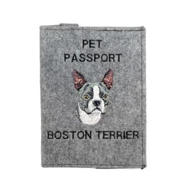 Artdog Bostonski terier, bostonski bul terier - etui za pasji potni list, ovitek za dokumente, potovalno darilo znamke Art-Dog
