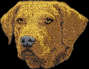 Artdog Prinašalec iz zaliva Chesapeake - našitek v obliki psa, vezeni našitek, edinstvena dekoracija nahrbtnika znamke Art-Dog