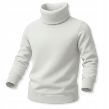 shumee Topel otroški pulover z ovratnikom 74, otroška majica, bluza z ovratnikom, bela