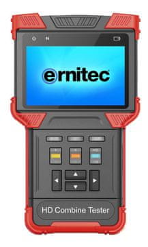 Ernitec Ernitec 4-palčni testni monitor z zaslonom na dotik, Wi-Fi, podpira HDCVI/AHD/TVI/CVBS, 12 V DC, 2 A, 0070-24104-tester