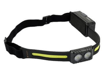 shumee Naglavna svetilka, mehka LED COB v obliki traku z aktivacijo z gestami in dvojnim reflektorjem 500lm 2000mAh USB, Teger