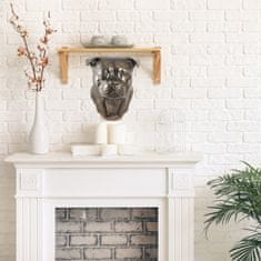 Artdog Ameriški staffordshire terier - kipec psa, viseči doprsni kip, edinstvena dekoracija za ljubitelje psov znamke Art-Dog