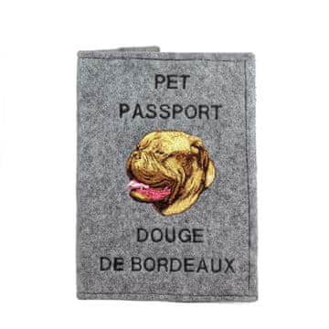 Artdog Bordeauxska doga, francoski mastif - etui za pasji potni list, ovitek za dokumente, darilo za potovanje znamke Art-Dog