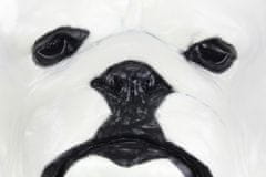Angleški buldog, Bulldog II - pasji doprsni kip, velika pasja glava za vrt, edinstvena dekoracija dnevne sobe