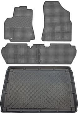 shumee Citroen Berlingo II VAN (5-vratni) od 2008-08.2018 komplet - gumijaste avtotesnine + zaščitna preproga za prtljažnik