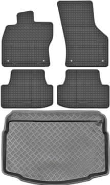 shumee Volkswagen Golf VII Hatchback od letnika 2012-2020 komplet - gumijaste avtotesnine + zaščitna preproga za prtljažnik