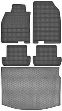 shumee Renault Megane III Hatchback od letnikov 2009-2016 komplet - gumijaste avtotesnine + zaščitna preproga za prtljažnik