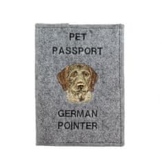 Artdog Nemški žimasti ptičar, Drahthaar - etui za pasji potni list, ovitek za dokumente, darilo za potovanje znamke Art-Dog