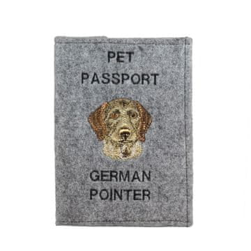 Artdog Nemški žimasti ptičar, Drahthaar - etui za pasji potni list, ovitek za dokumente, darilo za potovanje znamke Art-Dog