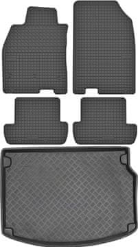 shumee Renault Megane III Hatchback od letnika 2008-2015 komplet - gumijaste avtotesnine + zaščitna preproga za prtljažnik