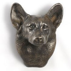 Artdog Pembroški valižanski korgi - kipec psa, viseči doprsni kip, edinstvena dekoracija za ljubitelje psov znamke Art-Dog