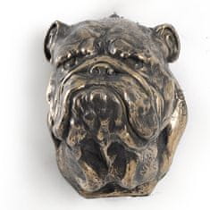 Artdog Angleški buldog, Bulldog I - kipec psa, viseči doprsni kip, edinstvena dekoracija za ljubitelje psov znamke Art-Dog