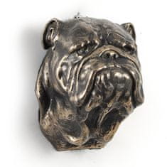 Artdog Angleški buldog, Bulldog I - kipec psa, viseči doprsni kip, edinstvena dekoracija za ljubitelje psov znamke Art-Dog