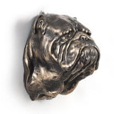 Artdog Angleški buldog, Bulldog I - kipec psa, viseči doprsni kip, edinstvena dekoracija za ljubitelje psov znamke Art-Dog