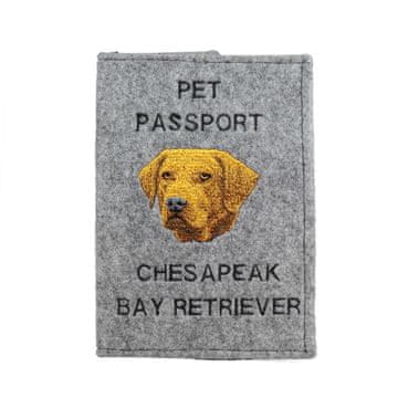 Artdog Prinašalec iz zaliva Chesapeake - etui za pasji potni list, ovitek za dokumente, darilo za potovanje znamke Art-Dog