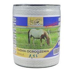 shumee Električni trak za ograjo Shepherd's 20mmX200M UV odporen bel 6-žilni 0,30 mm z zmanjšano upornostjo Ojačana ograja