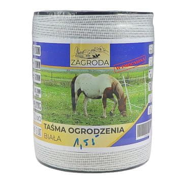 shumee Električni trak za ograjo Shepherd's 20mmX200M UV odporen bel 6-žilni 0,30 mm z zmanjšano upornostjo Ojačana ograja