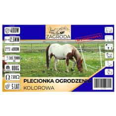 shumee Električni trak za ograjo Shepherd's 20mmX200M UV odporen bel 6-žilni 0,30 mm z zmanjšano upornostjo Ojačana ograja