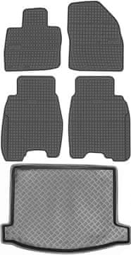 shumee Honda Civic VIII Hatchback od letnikov 2006-2011 komplet - gumijaste avtotesnine + zaščitna preproga za prtljažnik
