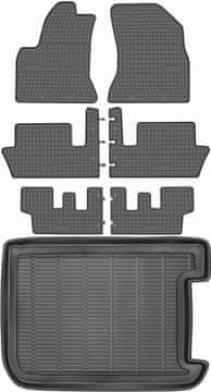 shumee Citroen C4 Picasso Minivan od letnikov 2006-2013 komplet - gumijaste avtotesnine + zaščitna preproga za prtljažnik