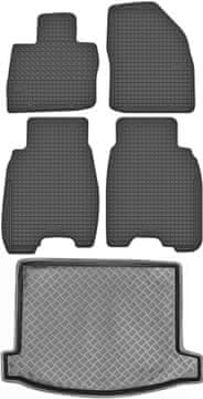 shumee Honda Civic VIII Hatchback od letnikov 2006-2011 komplet - gumijaste avtotesnine + zaščitna preproga za prtljažnik