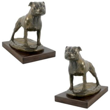 Artdog Staffordshire Bull Terrier, Staffik, Staffi - pasja figurica, pisarniška figurica, pokal za pasjo razstavo Art-Dog