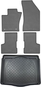 shumee Jeep Renegade SUV (5-vratni) od 09.2014-06.2018 komplet - gumijaste avtotesnine + zaščitna preproga za prtljažnik