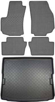 shumee Opel Zafira B II VAN (5-vratni) od 05.2005-2014 komplet - gumijaste avtotesnine + zaščitna preproga za prtljažnik