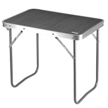 Northix Miza za kampiranje 60x40x50 cm, temno siva, prenosna