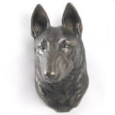Artdog Belgijski ovčar malinois - kipec psa, viseči doprsni kip, edinstvena dekoracija za ljubitelje psov znamke Art-Dog