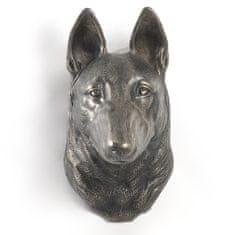 Artdog Belgijski ovčar malinois - kipec psa, viseči doprsni kip, edinstvena dekoracija za ljubitelje psov znamke Art-Dog