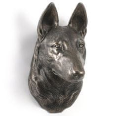 Artdog Belgijski ovčar malinois - kipec psa, viseči doprsni kip, edinstvena dekoracija za ljubitelje psov znamke Art-Dog