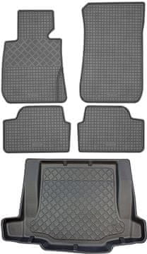 shumee BMW 1 E87 Hatchback (5-vratni) od 09.2004-2011 komplet - gumijaste avtotesnine + zaščitna preproga za prtljažnik