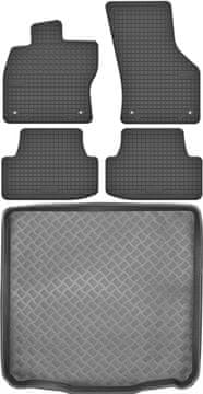 shumee Volkswagen Golf VII Kombi od letnika 2012-2020 komplet - gumijaste avtotesnine + zaščitna preproga za prtljažnik