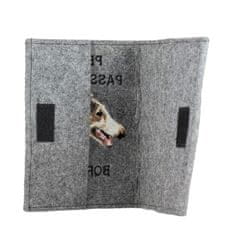 Artdog Ruski borzoj, borzoj, barzoj - etui za pasji potni list, ovitek za dokumente, darilo za popotnike znamke Art-Dog