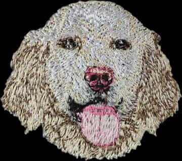 Artdog Angleški seter, Laverack - našitek v obliki psa, vezeni našitek, edinstvena dekoracija nahrbtnika znamke Art-Dog