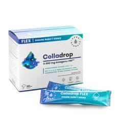 Aura Herbals Aura Herbals Colladrop Flex hidroliziran morski kolagen 5000 mg tipa I in III - močne kosti in sklepi (30 vrečk)